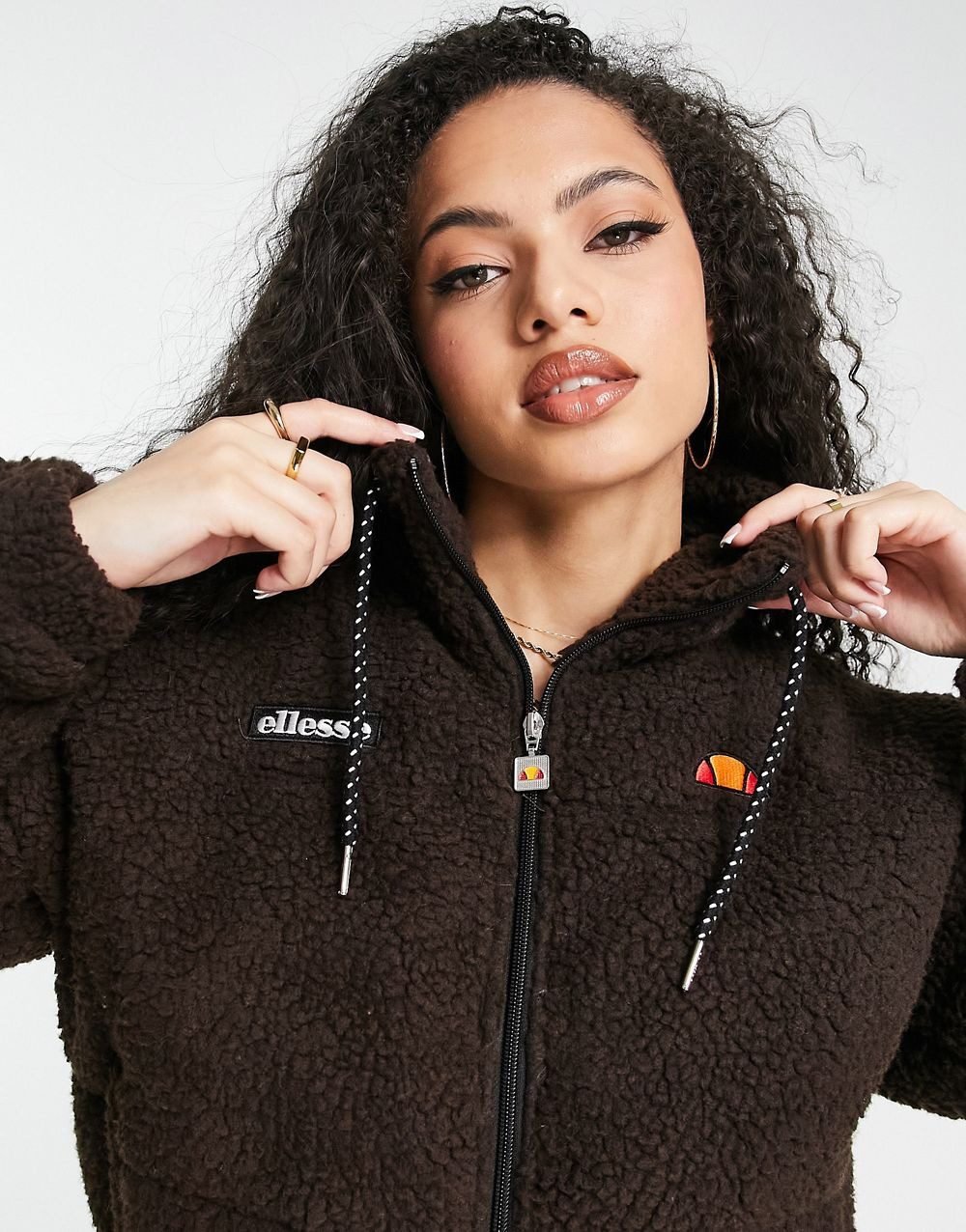 Jacket With Logo In Brown - الصورة 4